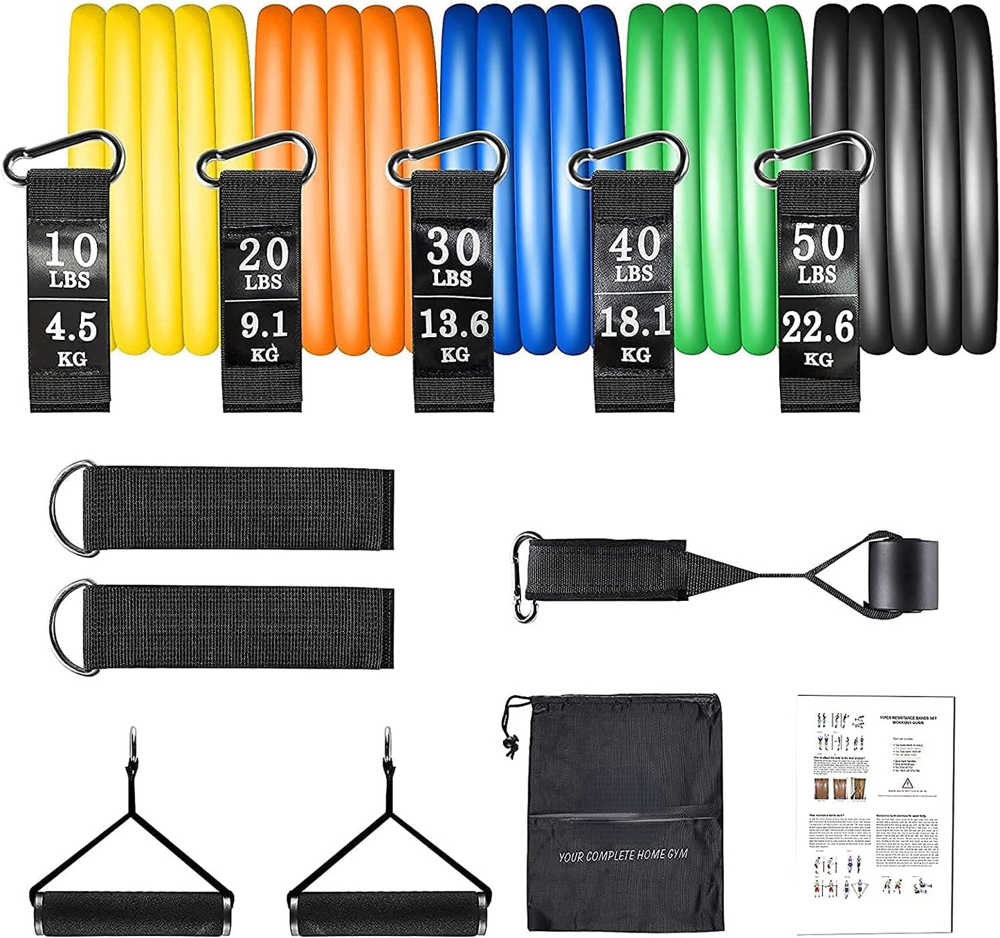 Ultimate Resistance Bands 5-150lbs