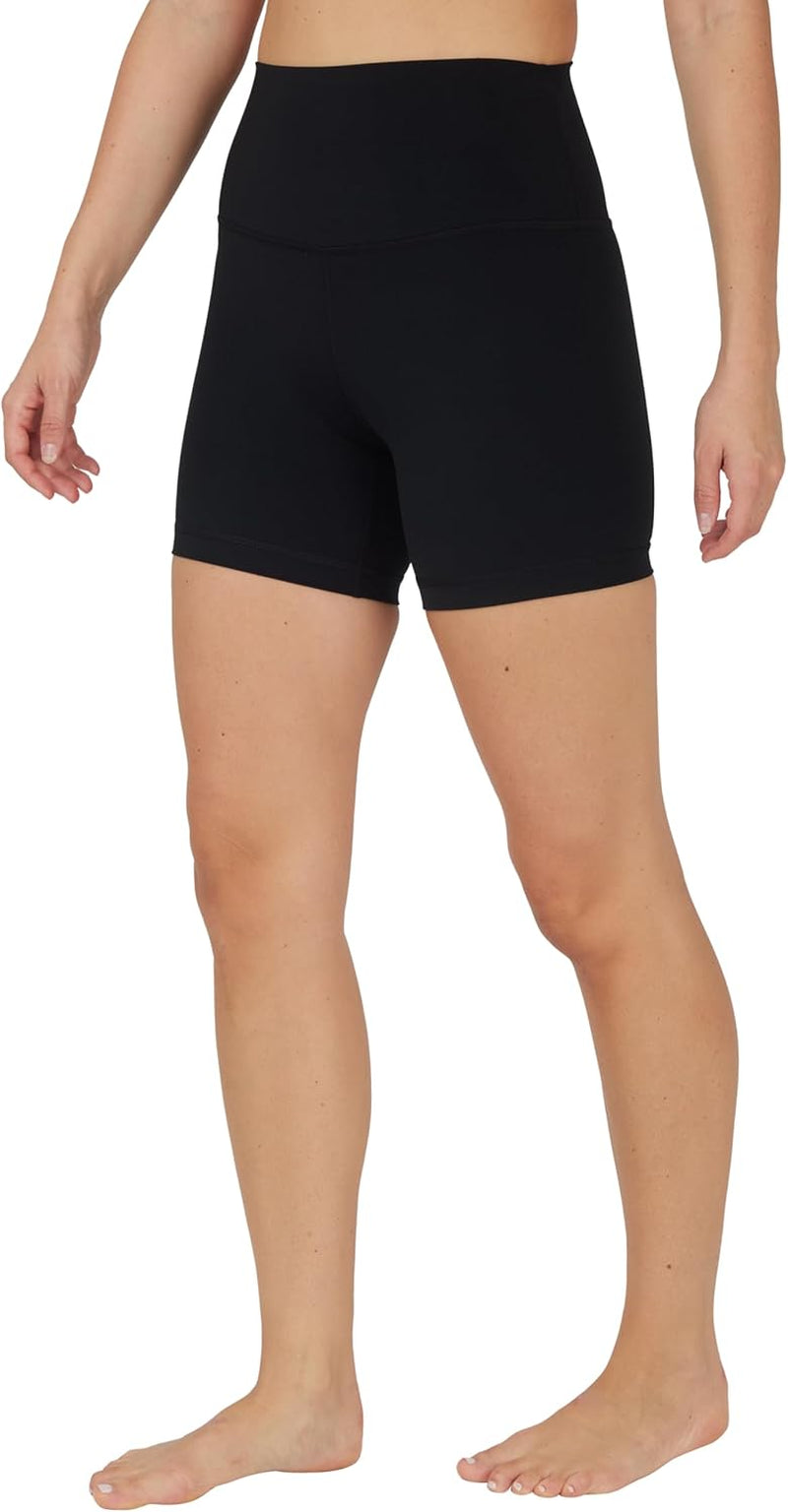 Womens High Waisted Biker Shorts for Running