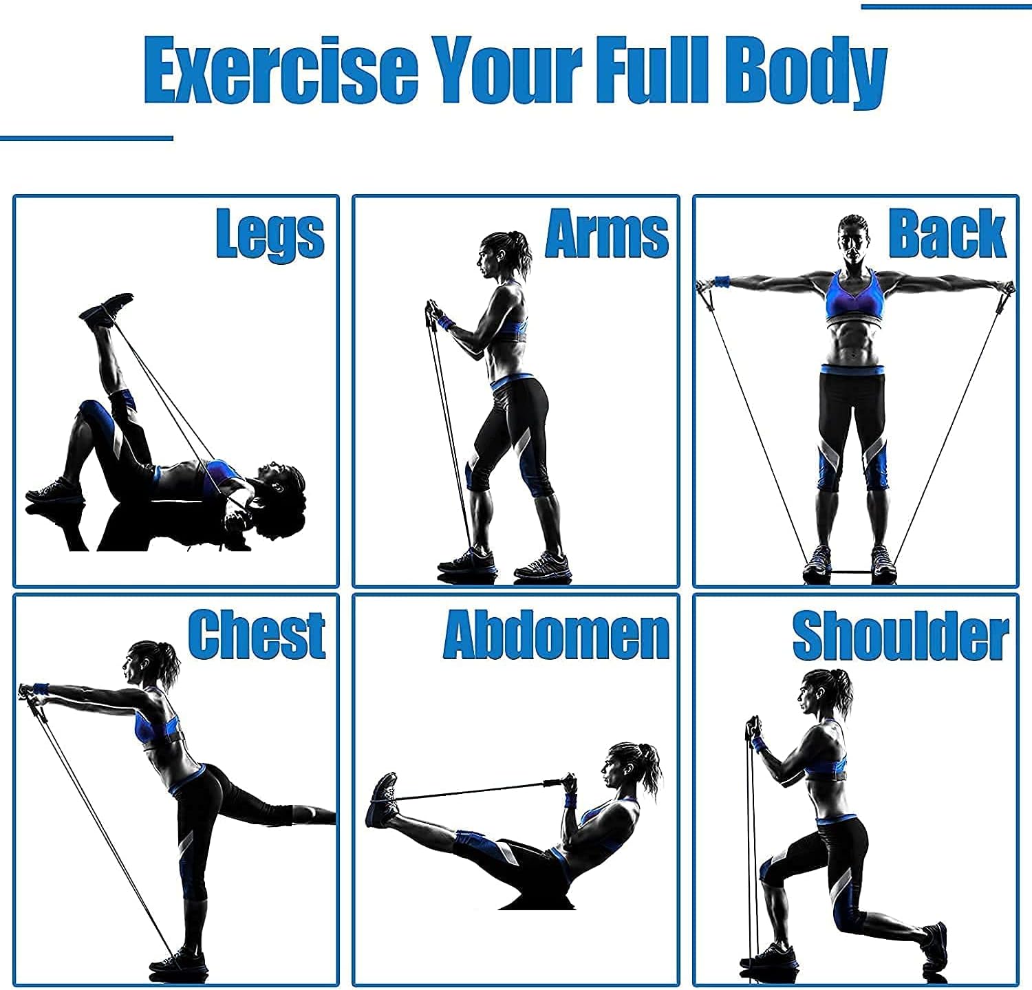 Ultimate Resistance Bands 5-150lbs