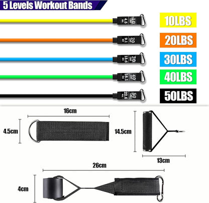 Ultimate Resistance Bands 5-150lbs