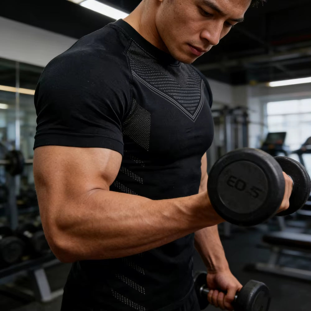 OEM Custom Men's Knitted Compression Shirt