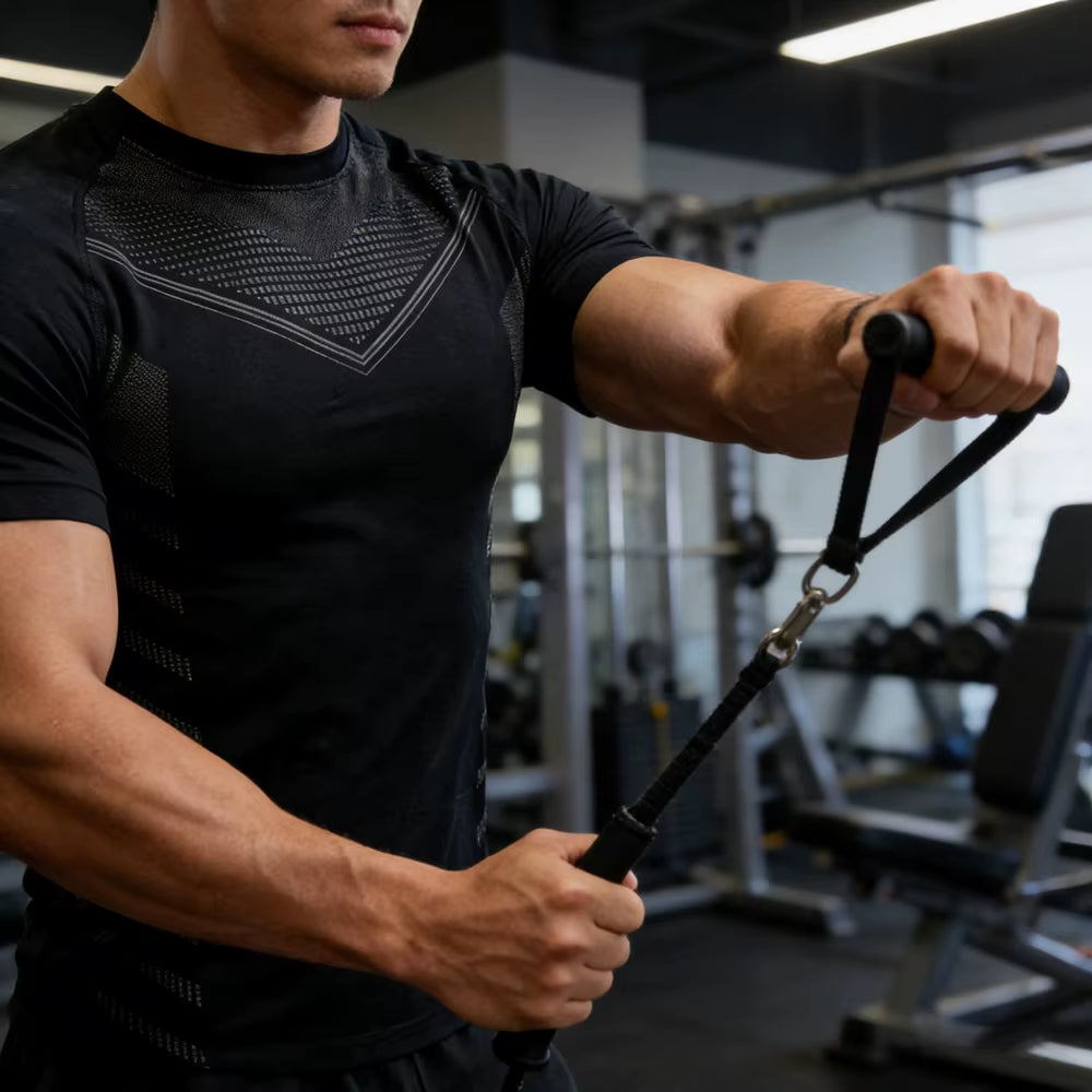 OEM Custom Men's Knitted Compression Shirt