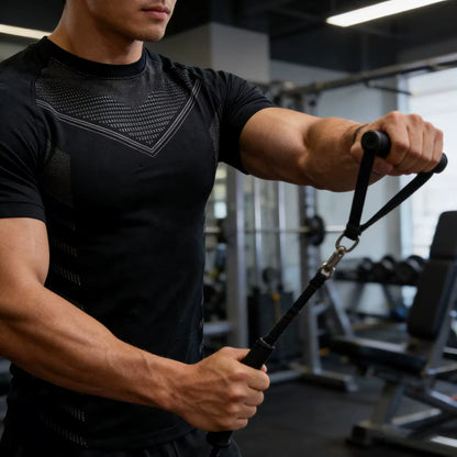 OEM Custom Men's Knitted Compression Shirt