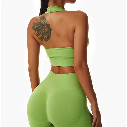 Custom Women Gym Active Wear - Fitness Push up Workout Yoga Sets